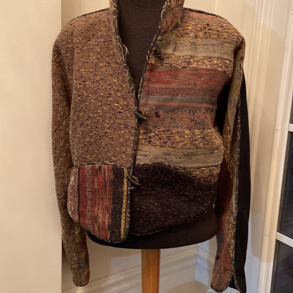 Threadle Design Room Cropped Jacket - image 4